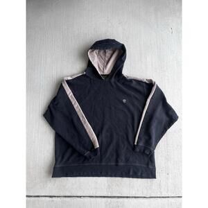 Vintage Y2K Men’s Timberland Black XL Embroidered Hoodie